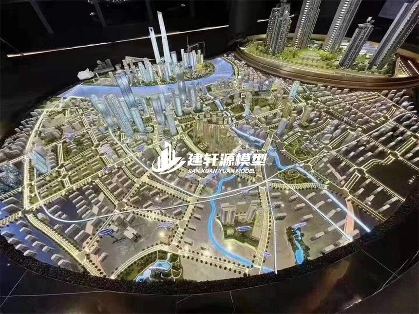 汶上规划模型制作